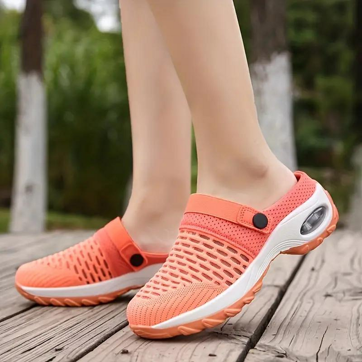 Iolanthe Promenadskor | Andningsaktiva slip-on-sandaler för kvinnor-Eva Jonsson
