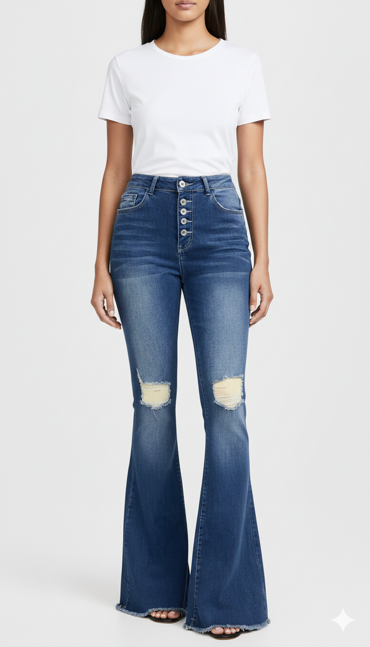 Iris Flared Jeans-Eva Jonsson