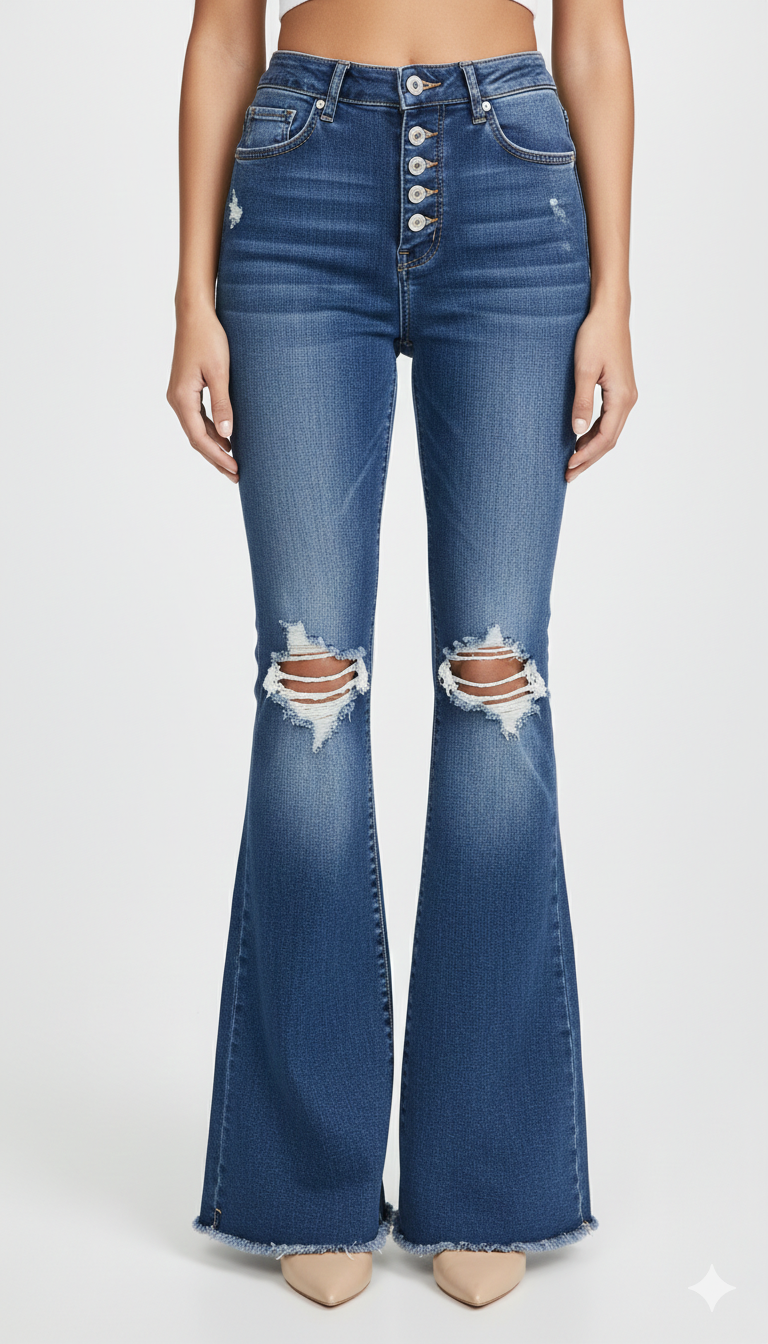 Iris Flared Jeans-Eva Jonsson