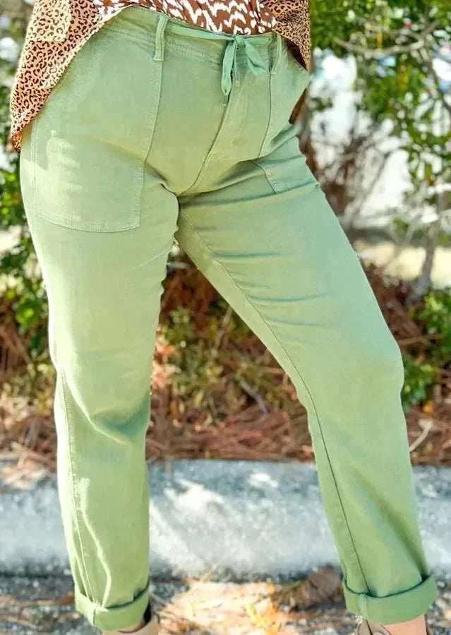 Jeggings - Stretch - Elastisk midja - Jeans Leggings - Dambyxor-Eva Jonsson