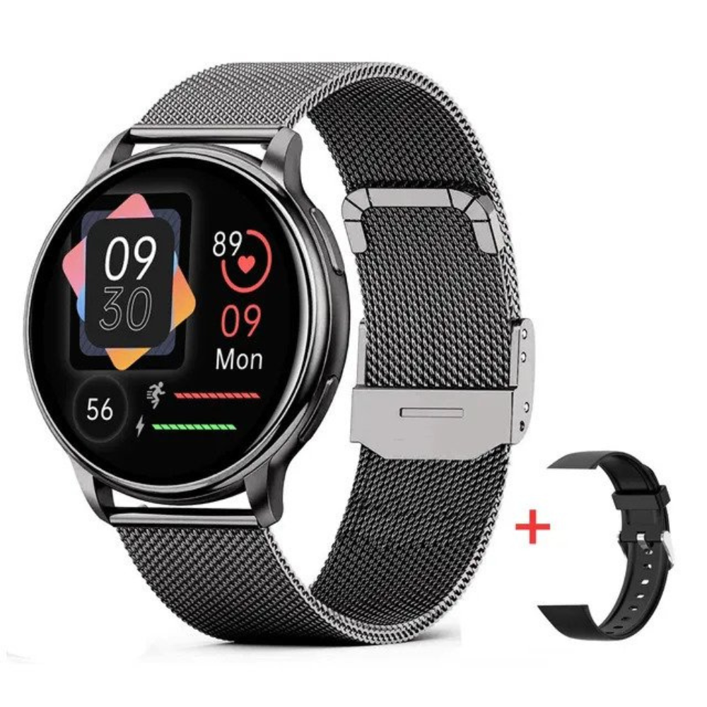 Journey rund smartklocka | Unisex Bluetooth Fitness Tracker med pekskärm-Eva Jonsson
