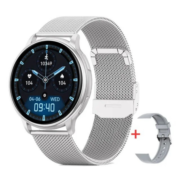 Journey rund smartklocka | Unisex Bluetooth Fitness Tracker med pekskärm-Eva Jonsson