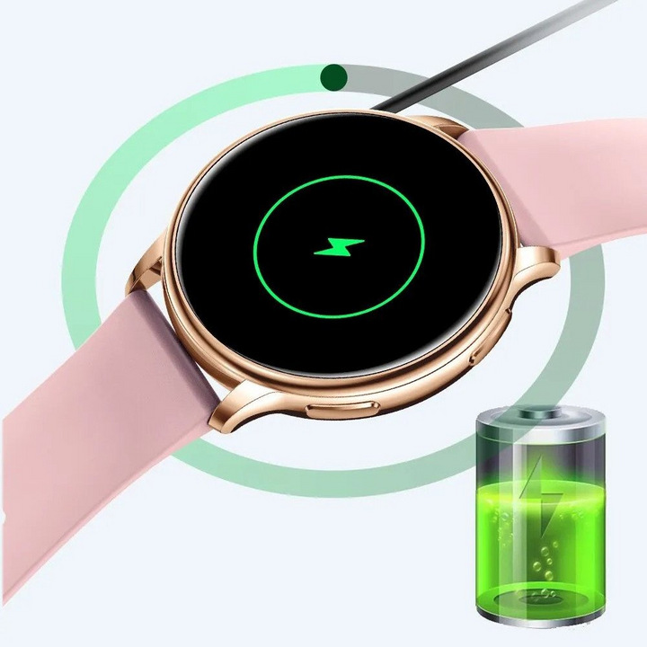 Journey rund smartklocka | Unisex Bluetooth Fitness Tracker med pekskärm-Eva Jonsson