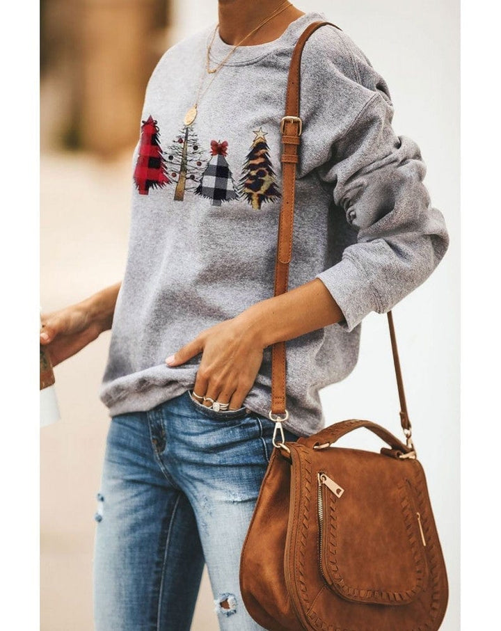 Jul Sweatshirt | Casual | Loose Fit | Xmas Pullover | Jumper för Kvinnor-Eva Jonsson