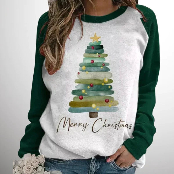 Jul Sweatshirt | Loose Fit | Långärmad | Xmas Pullover | Damkläder-Eva Jonsson