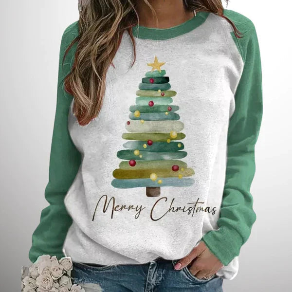 Jul Sweatshirt | Loose Fit | Långärmad | Xmas Pullover | Damkläder-Eva Jonsson
