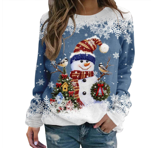 Jultröja | Mysig | Loose Fit | Roliga Xmas-tröjor | Damtröja-Eva Jonsson