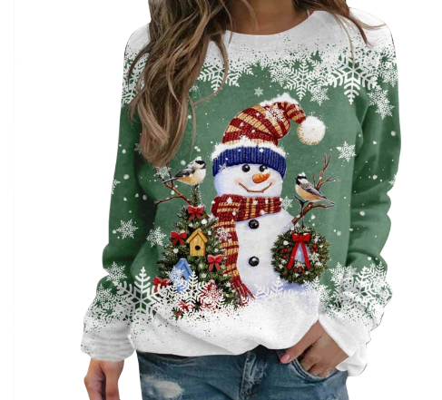 Jultröja | Mysig | Loose Fit | Roliga Xmas-tröjor | Damtröja-Eva Jonsson