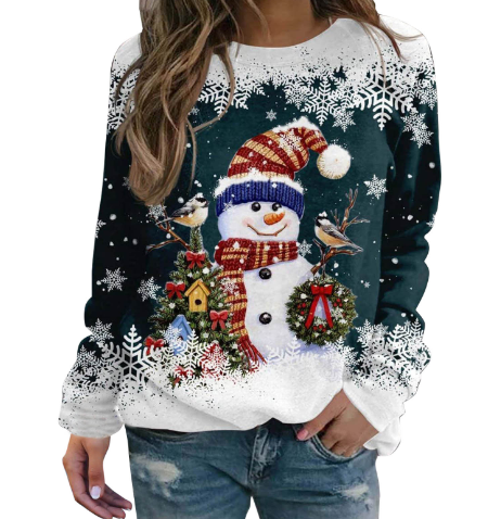 Jultröja | Mysig | Loose Fit | Roliga Xmas-tröjor | Damtröja-Eva Jonsson