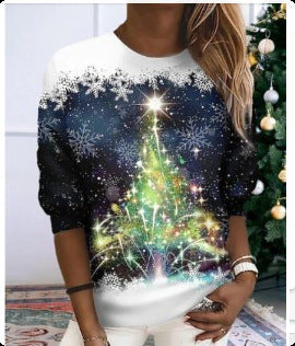 Jultröja - Sparkly - Svart - Jultröja - Damtröja-Eva Jonsson