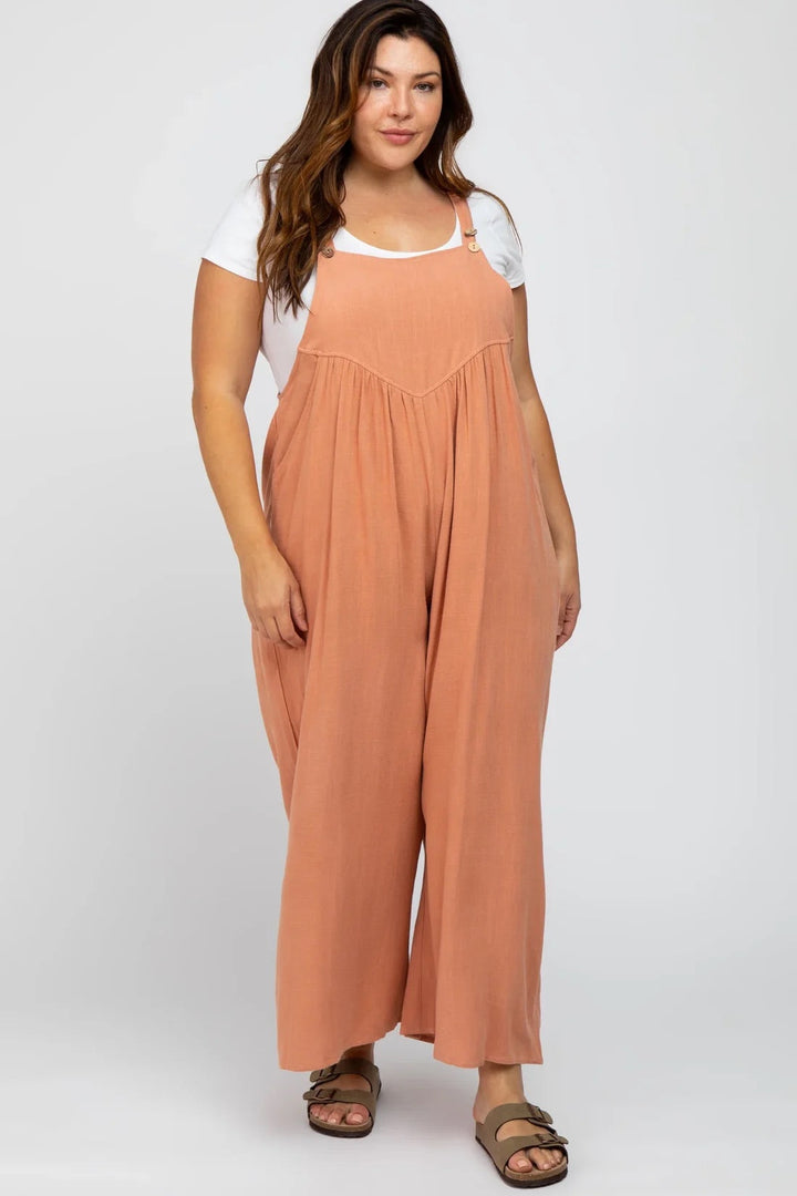 Jumpsuit | Ärmlös | Löst sittande | Jumpsuit med vida ben | Overall-Eva Jonsson