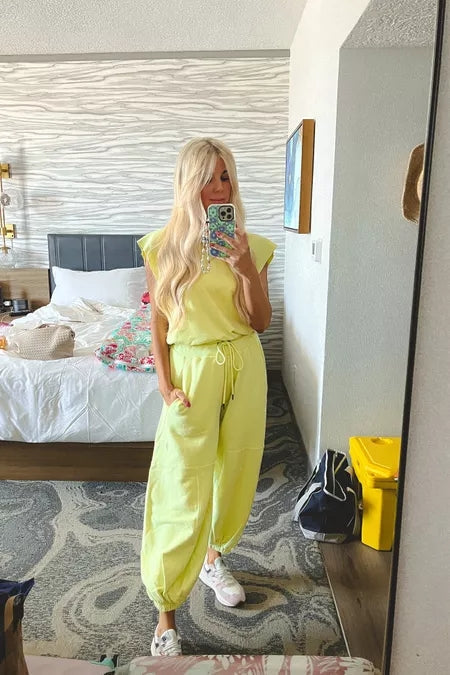 Jumpsuit | Casual | Kortärmad | Joggingoverall | Jumpsuit för damer-Eva Jonsson