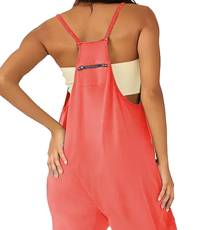 Jumpsuit för kvinnor | Ärmlös | Löst sittande | Avslappnad jumpsuit | Dungarees för kvinnor-Eva Jonsson