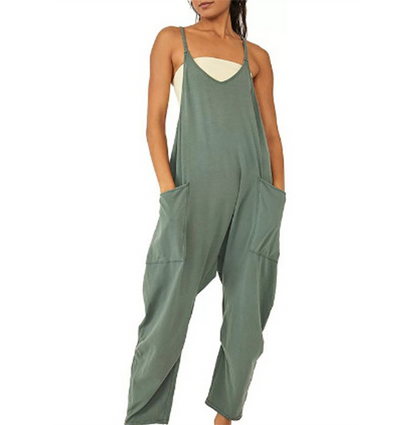 Jumpsuit för kvinnor | Ärmlös | Löst sittande | Avslappnad jumpsuit | Dungarees för kvinnor-Eva Jonsson