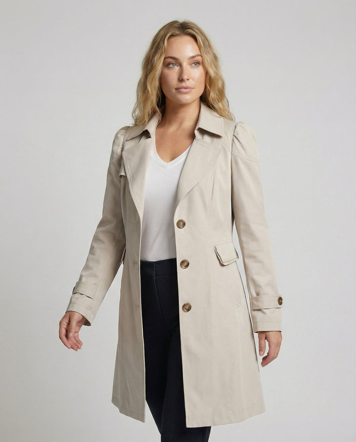 | K klassisk trenchcoat för damer-Eva Jonsson
