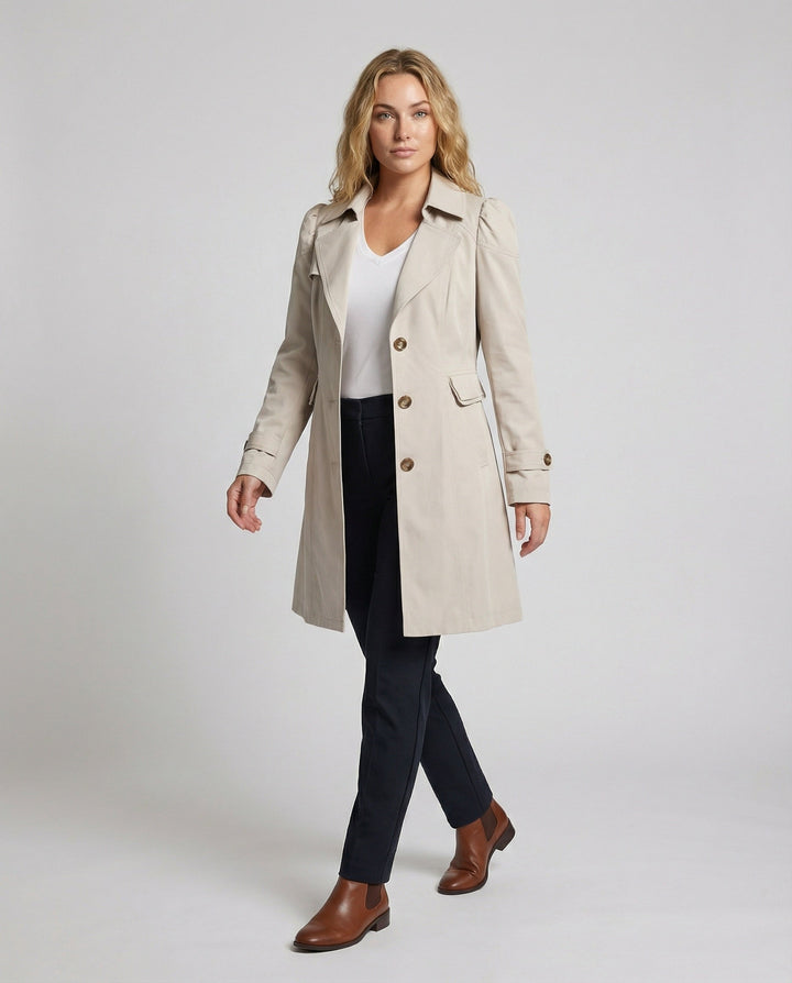 | K klassisk trenchcoat för damer-Eva Jonsson