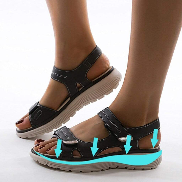 Kardborresandaler | Ergonomiska | Walking | Sportsandaler | Ortopediska sandaler för kvinnor-Eva Jonsson