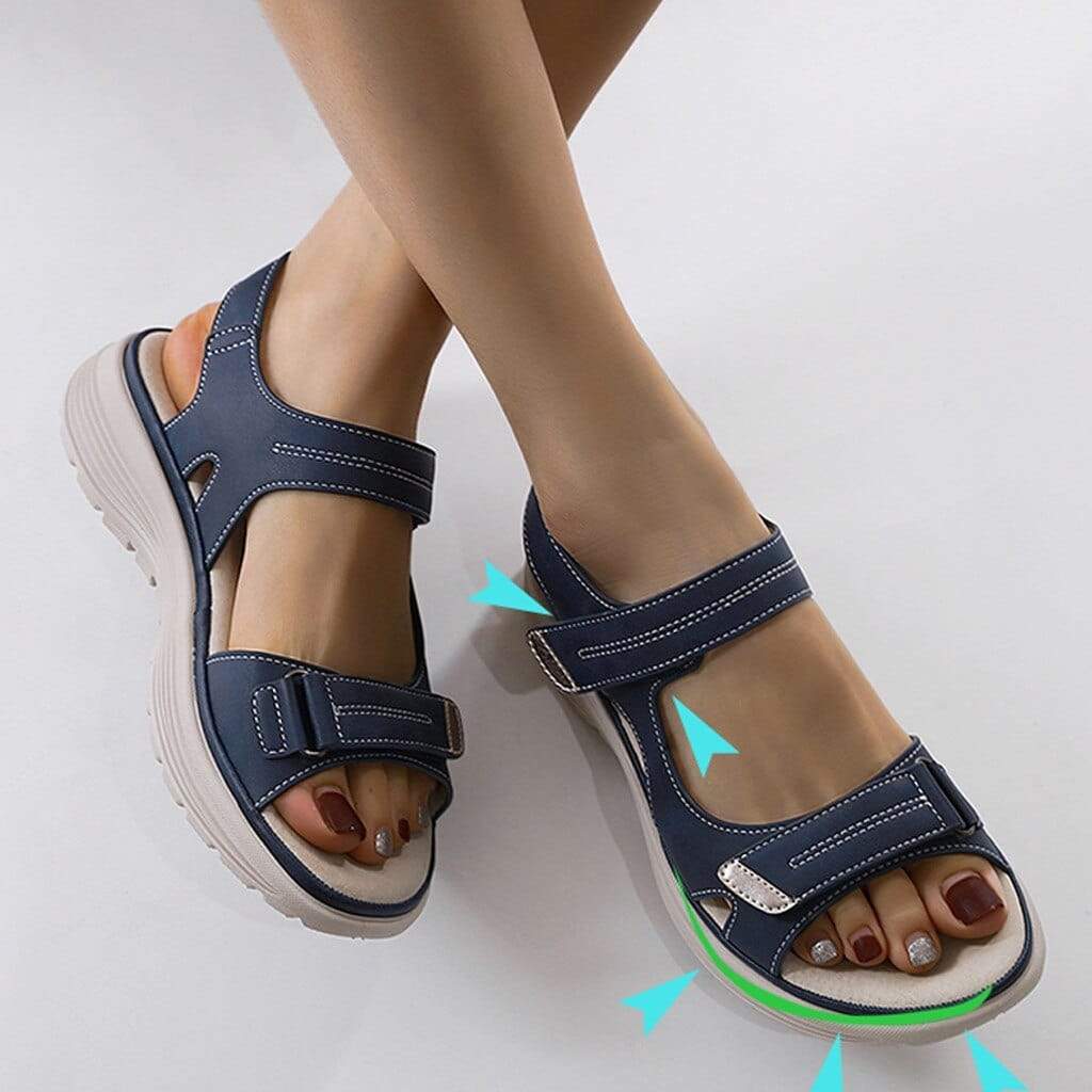 Kardborresandaler | Ergonomiska | Walking | Sportsandaler | Ortopediska sandaler för kvinnor-Eva Jonsson