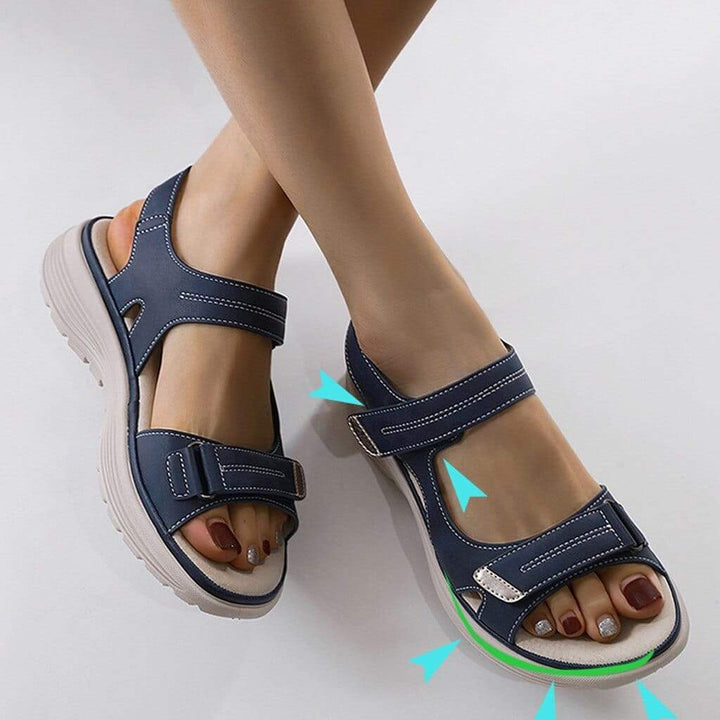 Kardborresandaler | Ergonomiska | Walking | Sportsandaler | Ortopediska sandaler för kvinnor-Eva Jonsson