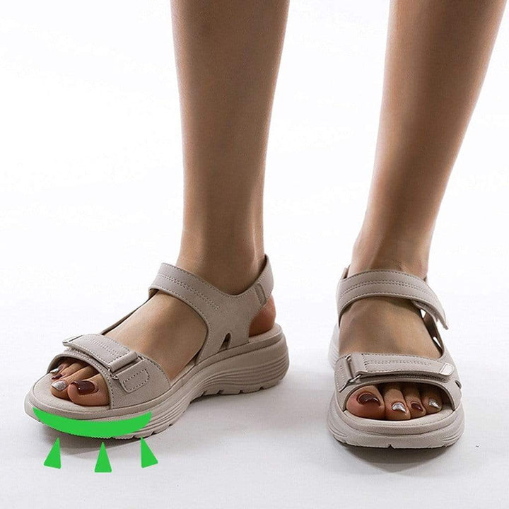 Kardborresandaler | Ergonomiska | Walking | Sportsandaler | Ortopediska sandaler för kvinnor-Eva Jonsson