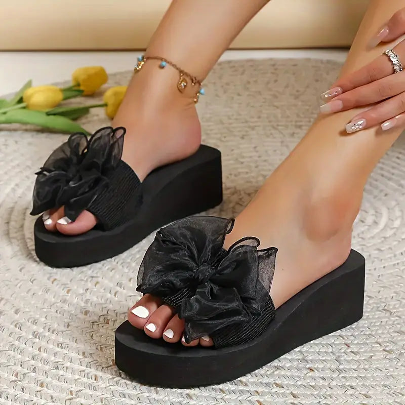 Kilsandaler, Bågknut, Platform, Sommarskor, Slip On-sandaler-Eva Jonsson