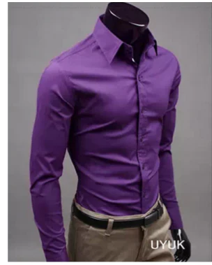 Klänningskjorta - Långärmad - Slim Fit - Knappskjorta - Herrskjortor-Eva Jonsson