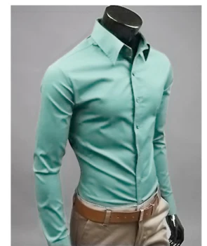 Klänningskjorta - Långärmad - Slim Fit - Knappskjorta - Herrskjortor-Eva Jonsson
