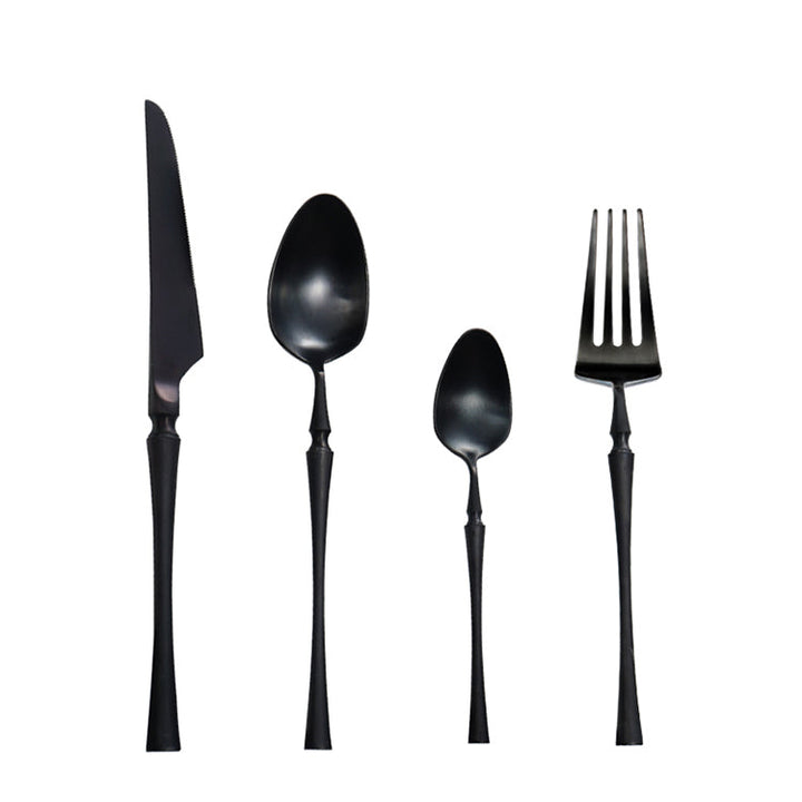 Klassiskt set i rostfritt stål med eleganta handtag-Eva Jonsson