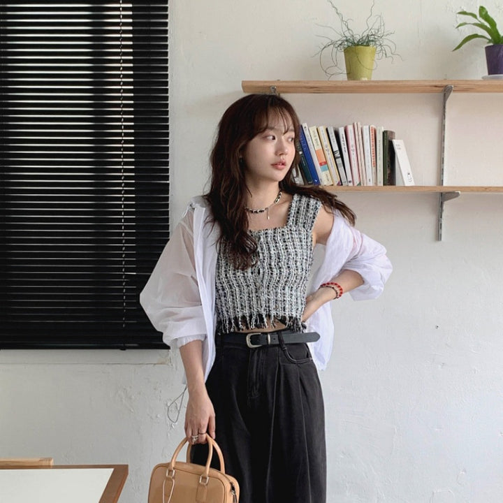 Kvinna Casual Crop Top Mirla-Eva Jonsson
