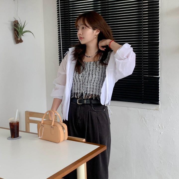 Kvinna Casual Crop Top Mirla-Eva Jonsson