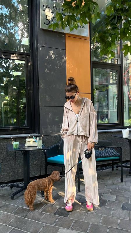 Kvinna Casual Jogging Dräkt Set med Lös Passform Topp och Bekväma Byxor-Eva Jonsson