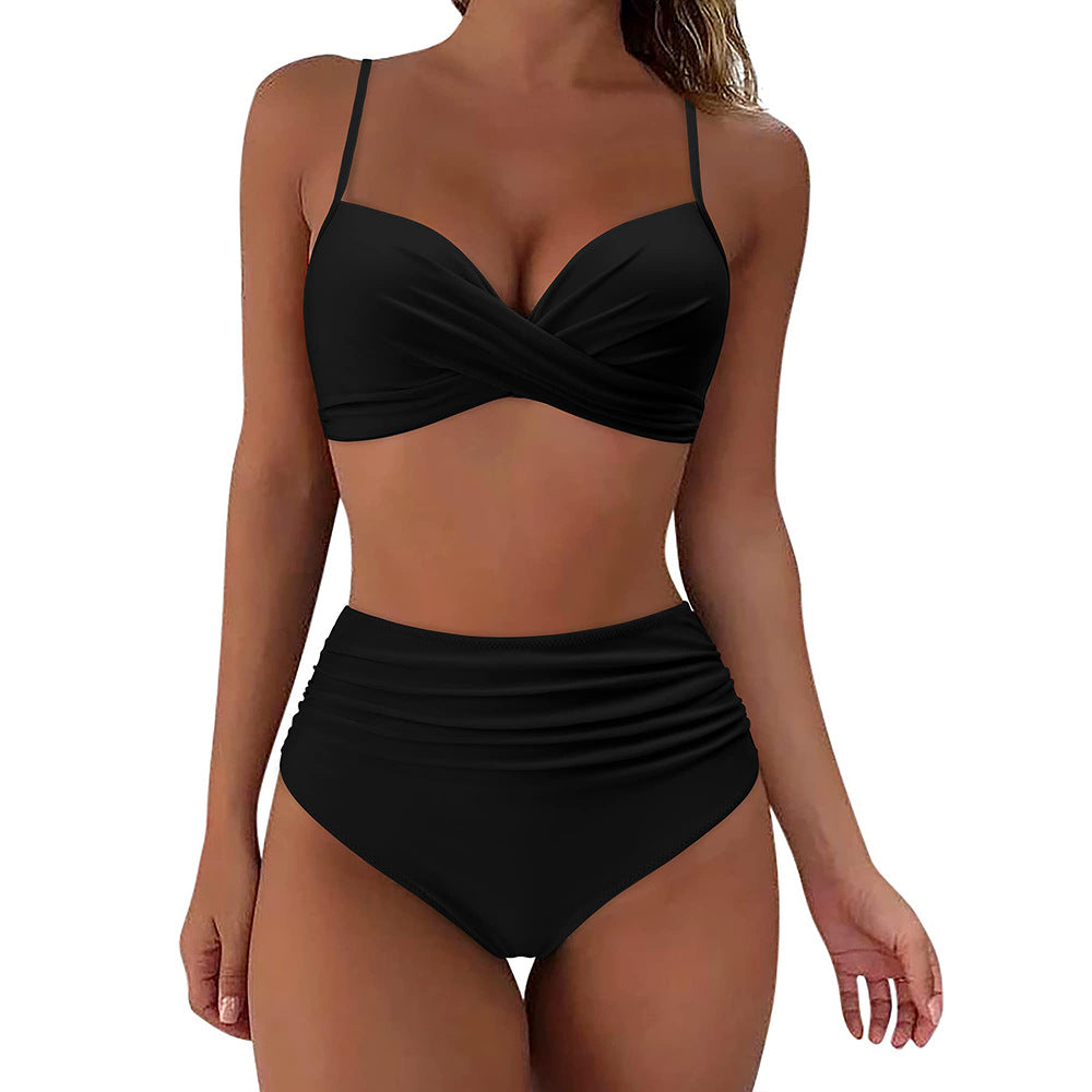 Kvinna Hög midja Tvistad Bikini-set Mirla-Eva Jonsson