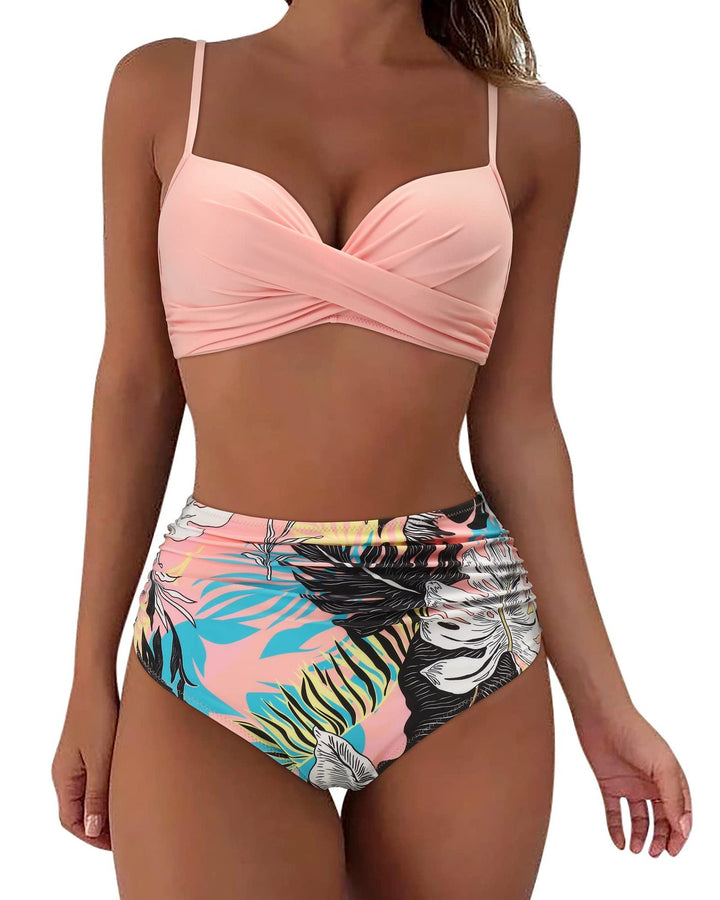 Kvinna Hög midja Tvistad Bikini-set Mirla-Eva Jonsson