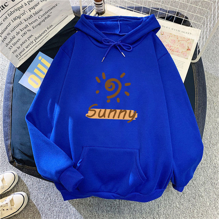 Kvinna Hoodie med Sunny Graphic Mirla-Eva Jonsson