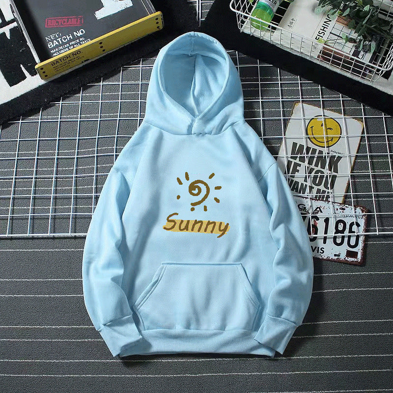 Kvinna Hoodie med Sunny Graphic Mirla-Eva Jonsson