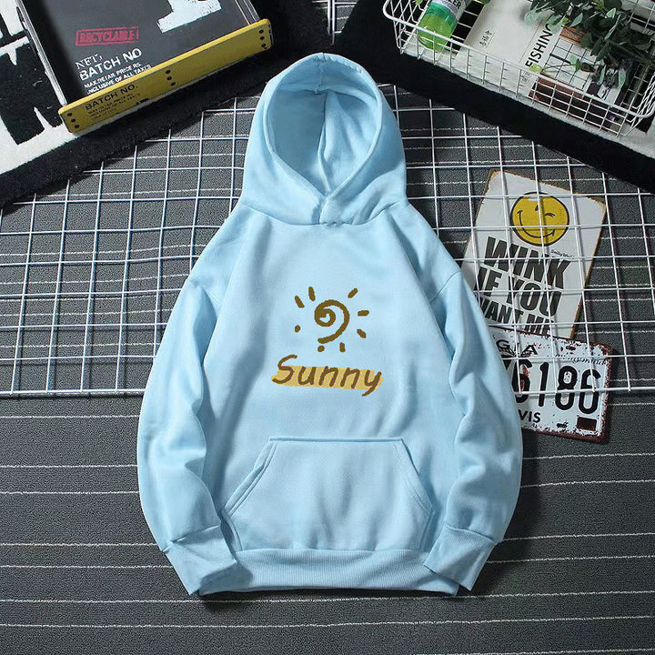 Kvinna Hoodie med Sunny Graphic Mirla-Eva Jonsson