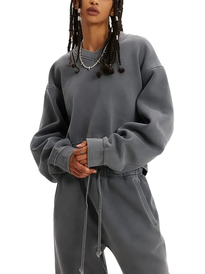 Kvinna Oversized Sweatshirt Mirla-Eva Jonsson