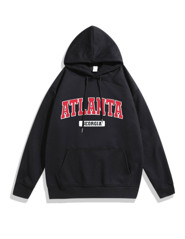 Kvinna hoodie med stiligt Atlanta tryck Mirla-Eva Jonsson