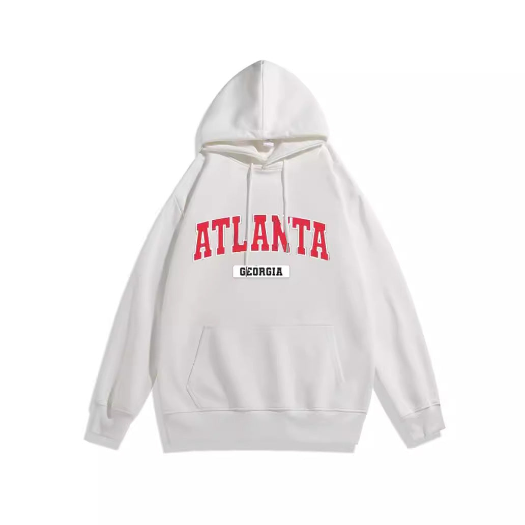 Kvinna hoodie med stiligt Atlanta tryck Mirla-Eva Jonsson