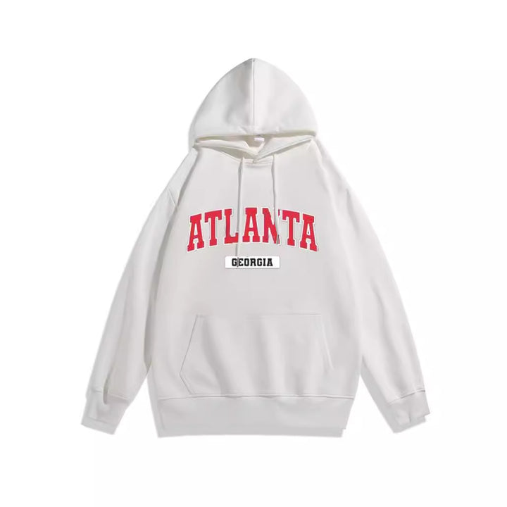 Kvinna hoodie med stiligt Atlanta tryck Mirla-Eva Jonsson