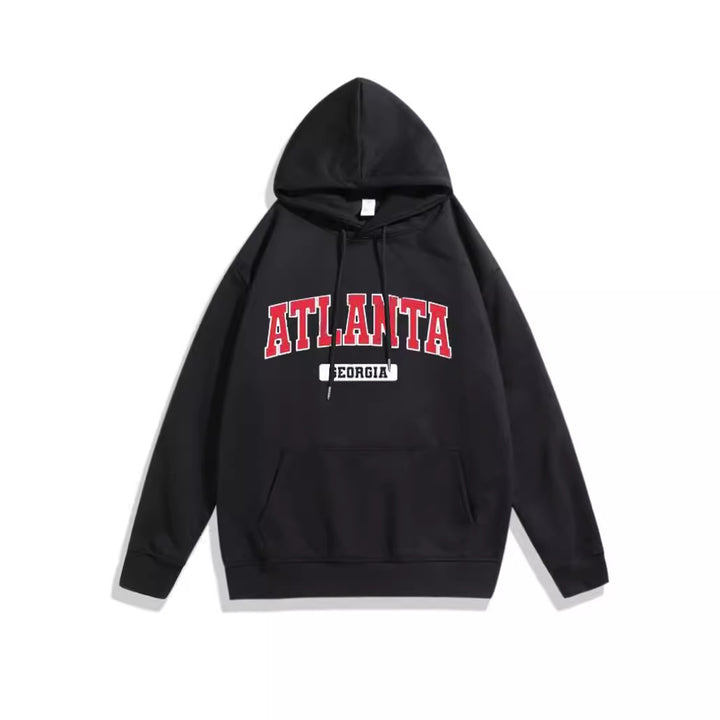 Kvinna hoodie med stiligt Atlanta tryck Mirla-Eva Jonsson