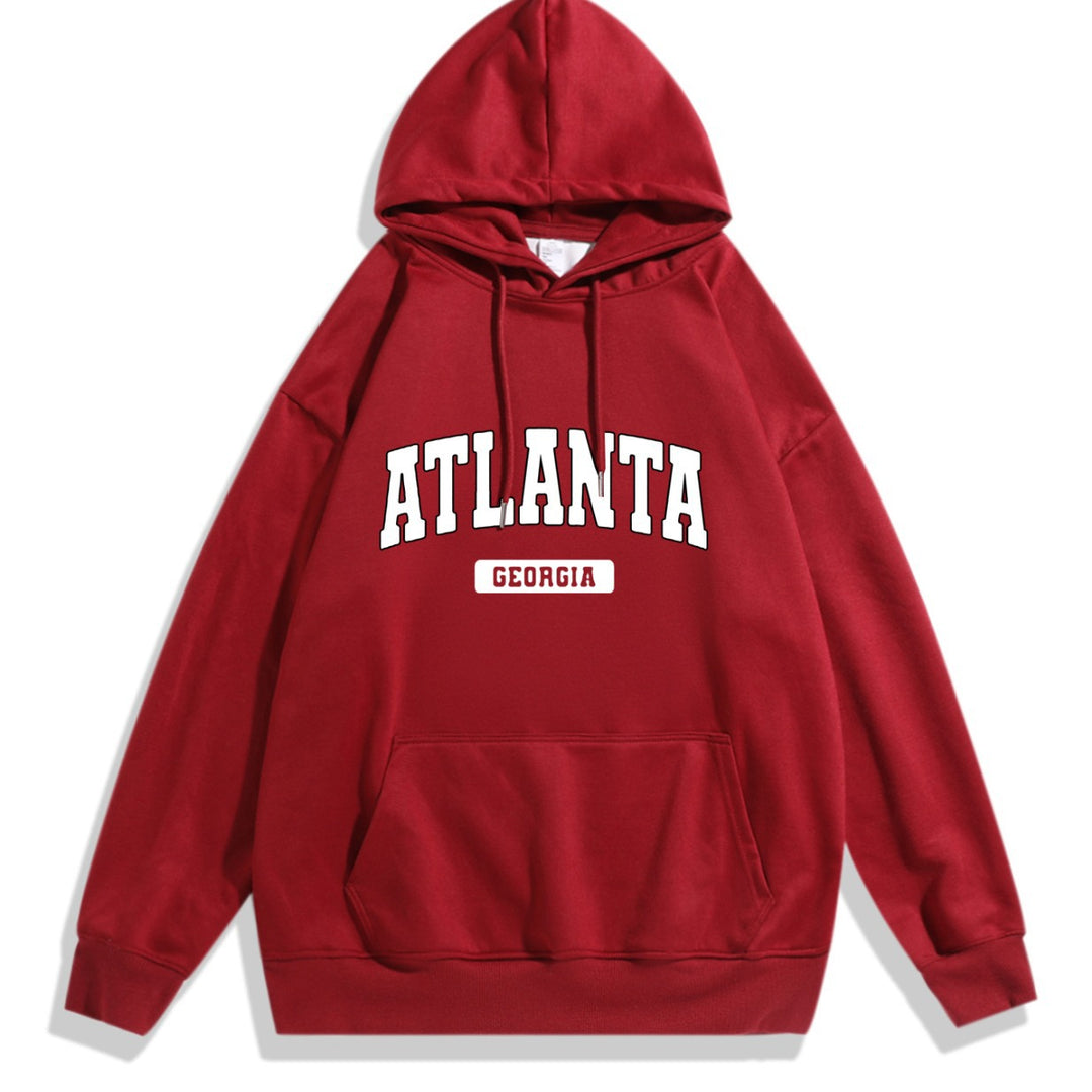 Kvinna hoodie med stiligt Atlanta tryck Mirla-Eva Jonsson