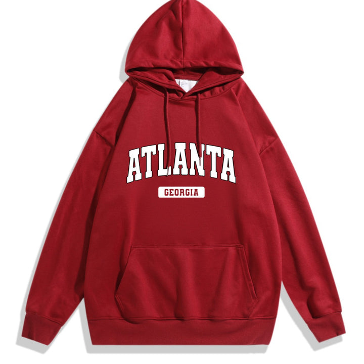 Kvinna hoodie med stiligt Atlanta tryck Mirla-Eva Jonsson