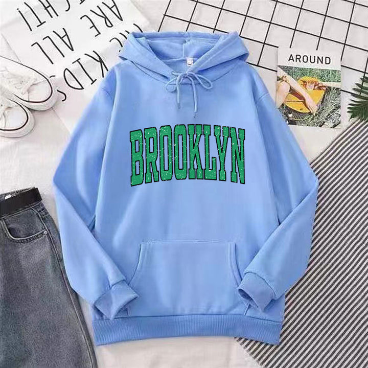 Kvinne Hoodie med Casual Brooklyn Print Mirla-Eva Jonsson