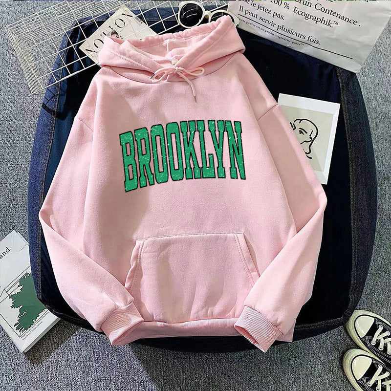 Kvinne Hoodie med Casual Brooklyn Print Mirla-Eva Jonsson