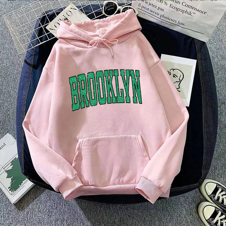 Kvinne Hoodie med Casual Brooklyn Print Mirla-Eva Jonsson