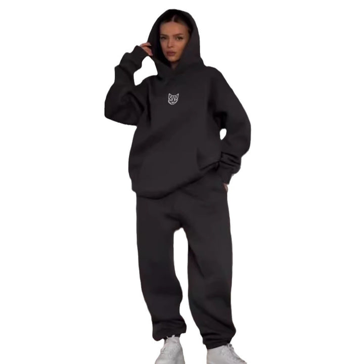 Kvinno Casual Cropped Hoodie i Plus Size Mirla-Eva Jonsson