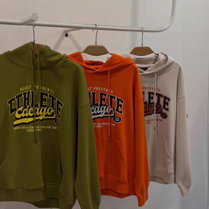 Kvinno Casual Hoodie med iögonfallande tryck Mirla-Eva Jonsson