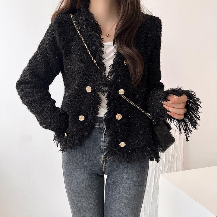 Kvinno cardigan med fransar Mirla-Eva Jonsson