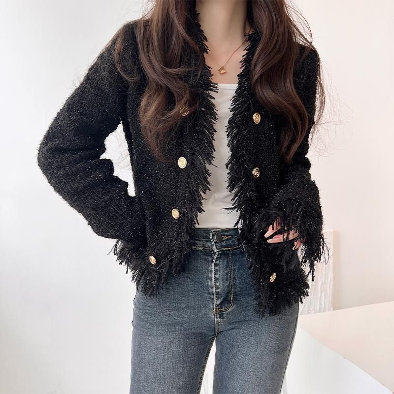 Kvinno cardigan med fransar Mirla-Eva Jonsson